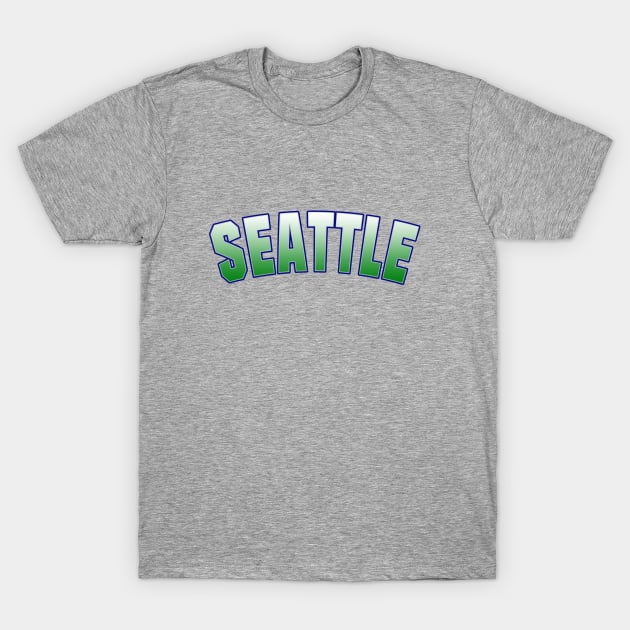 Vintage Seattle Seahawks T-Shirt by BVHstudio